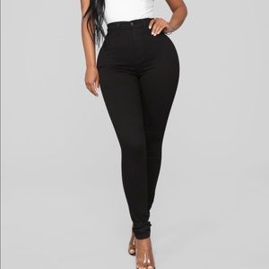 Black classic jeans
